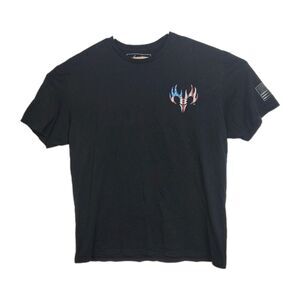 Buck Wear Graphic Print T-Shirt Men's XL Black "Gun Safety Rule #1 Carry One"